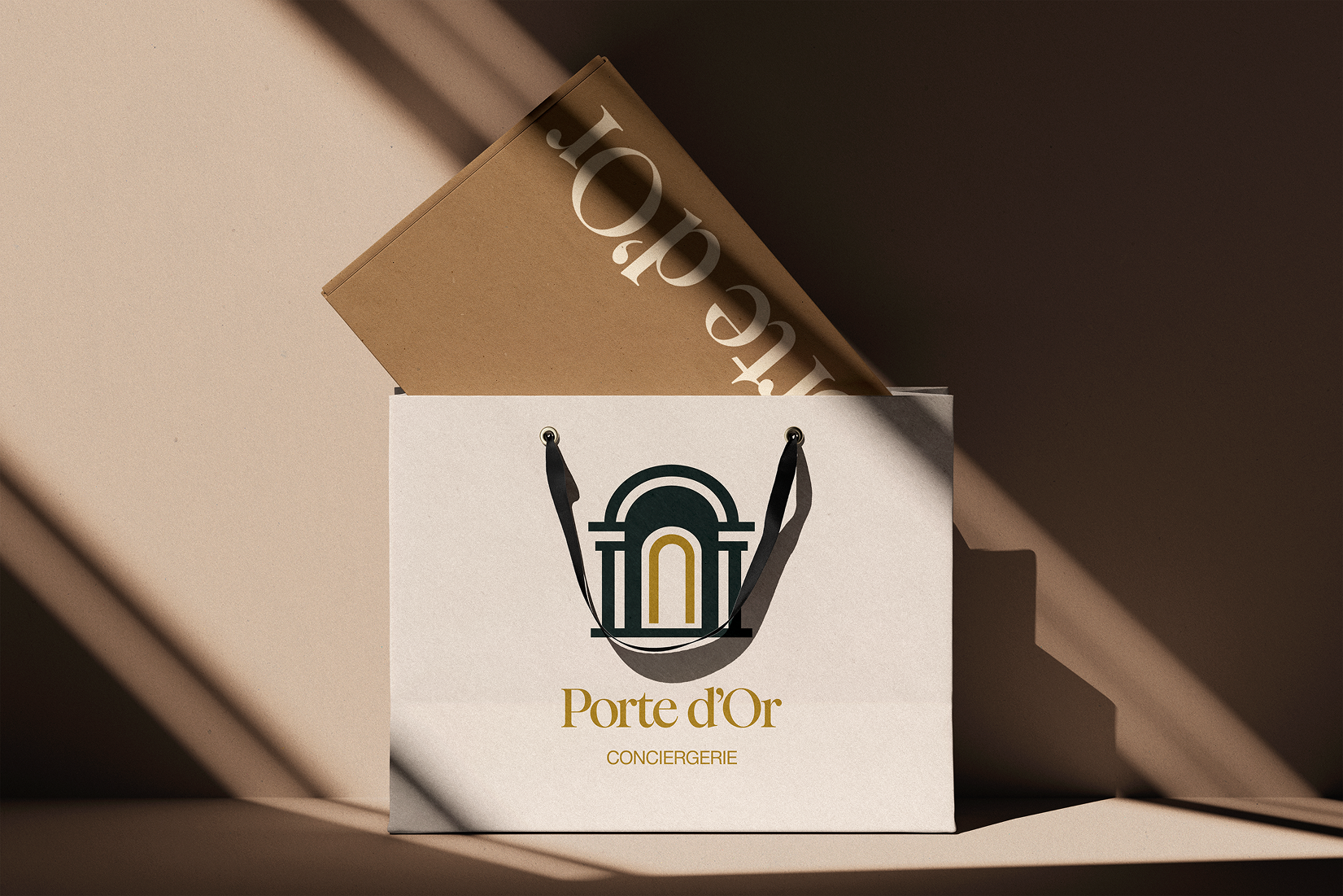 Maquette de packaging de Porte d'Or