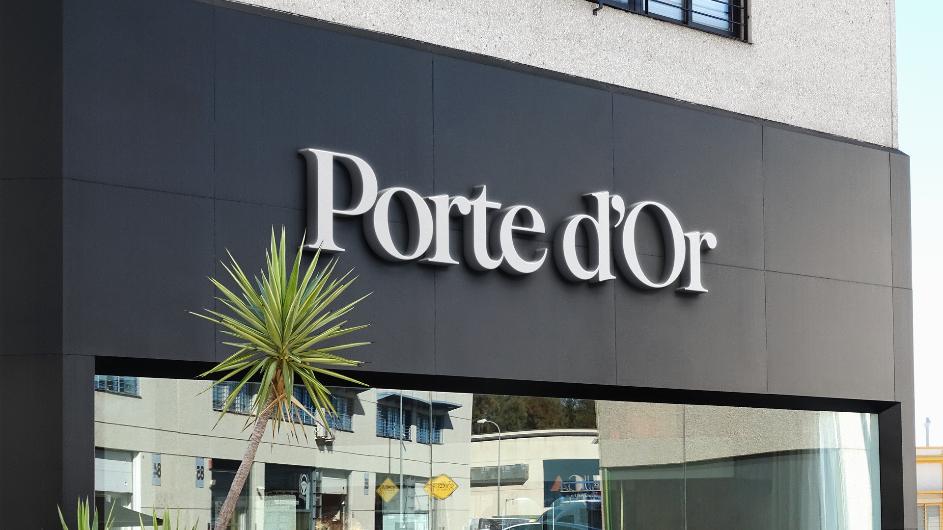 Maquette de magasin de Porte d'Or