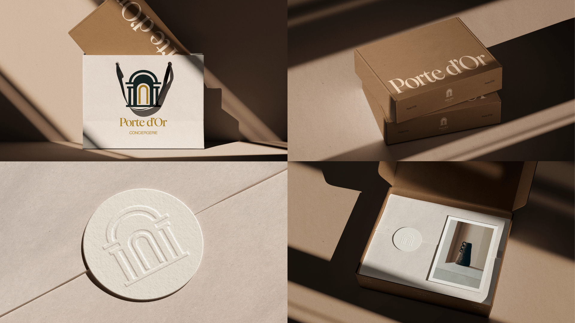 Exemple de packaging pour Porte d'Or